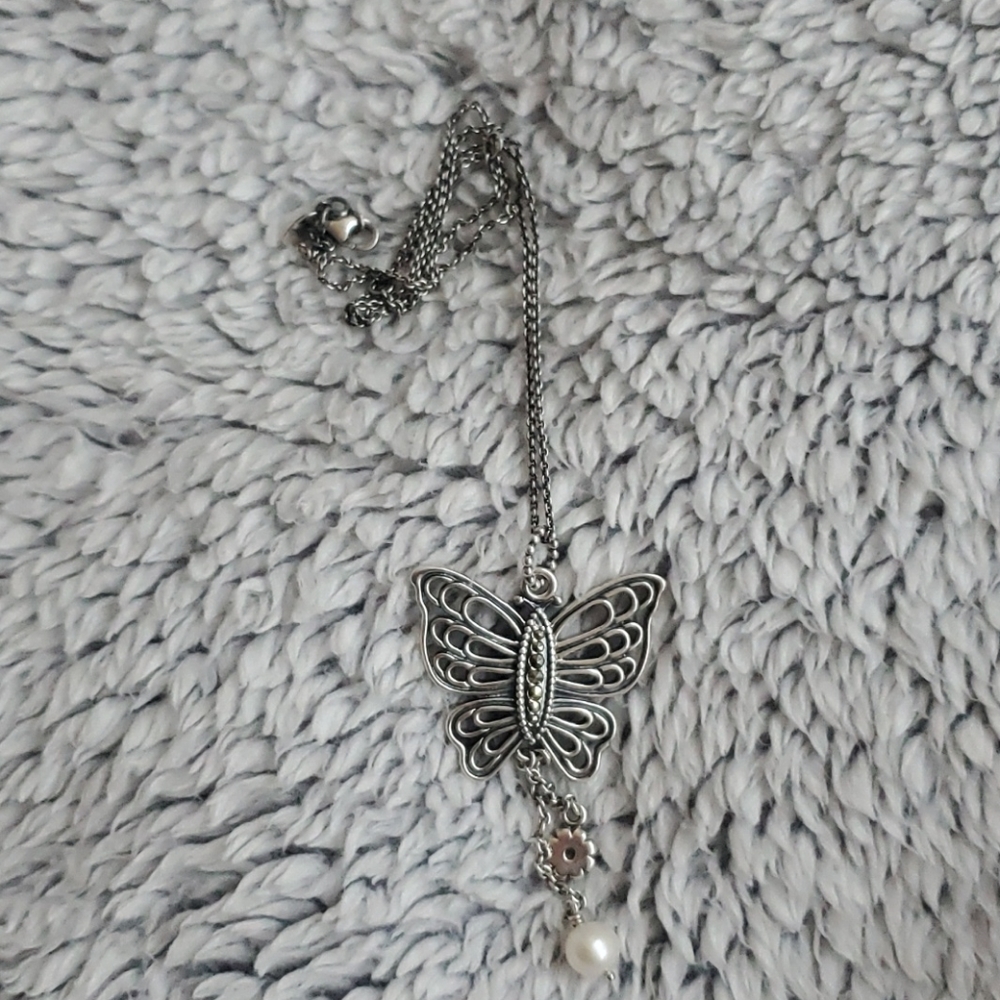 Pandora love takes flight necklace